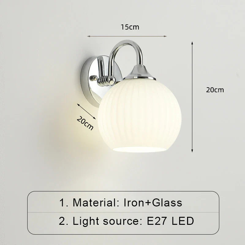 ModernWall - Scandinavische LED Wandlamp met Glas
