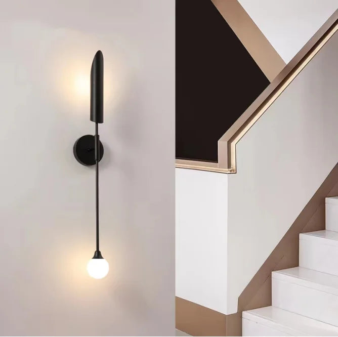 LuxeGlam - Gouden Industriële Wandlamp voor Thuis en Hotel