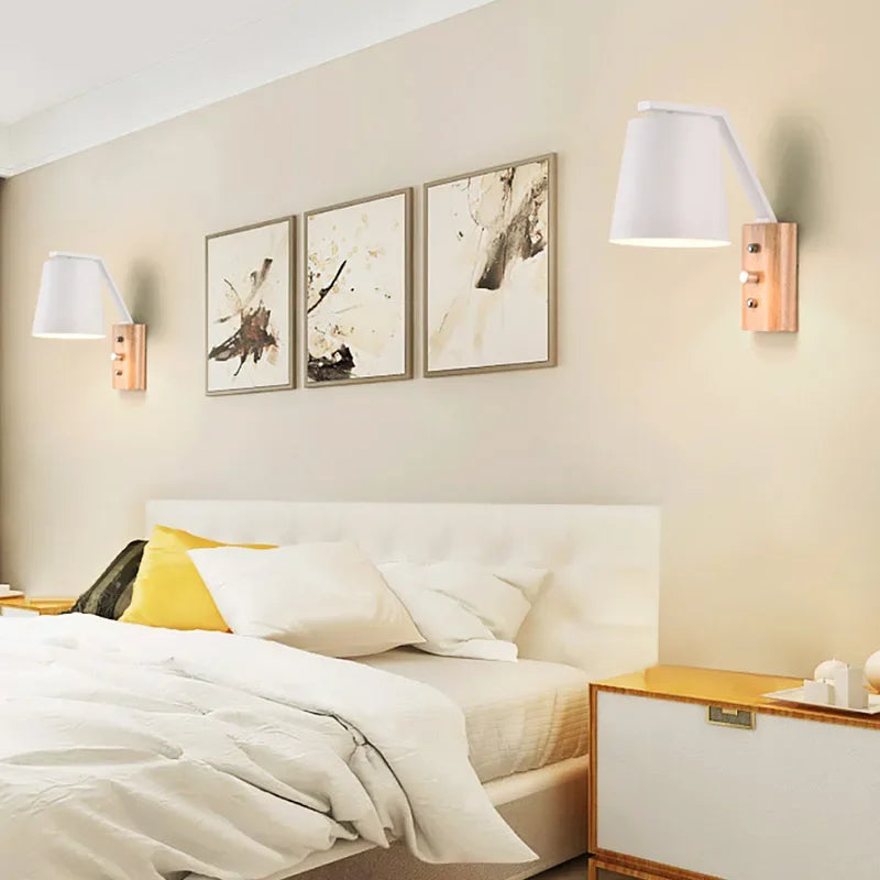 WoodGlow Light – LED Wandlamp voor Slaapkamer