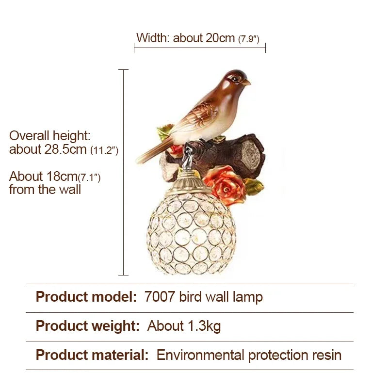 BirdGlow – Strakke LED Wandlamp voor Slaapkamer en Woonkamer