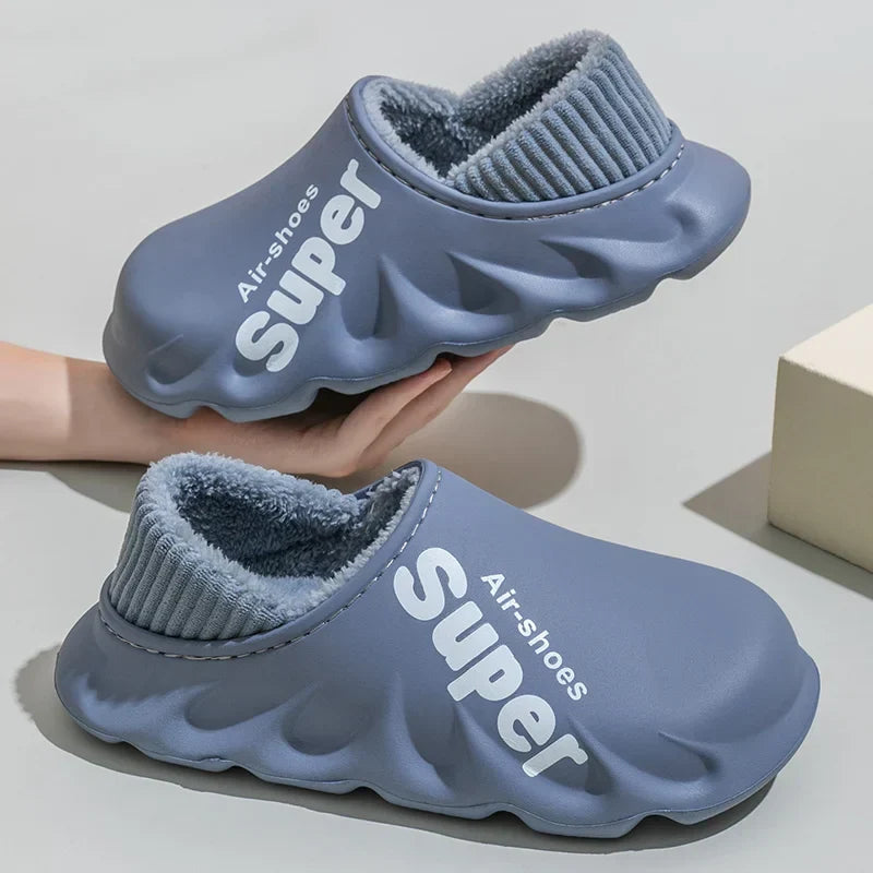 CozySol Slippers - Stijlvolle Katoenen Slippers voor Ultiem Wintercomfort