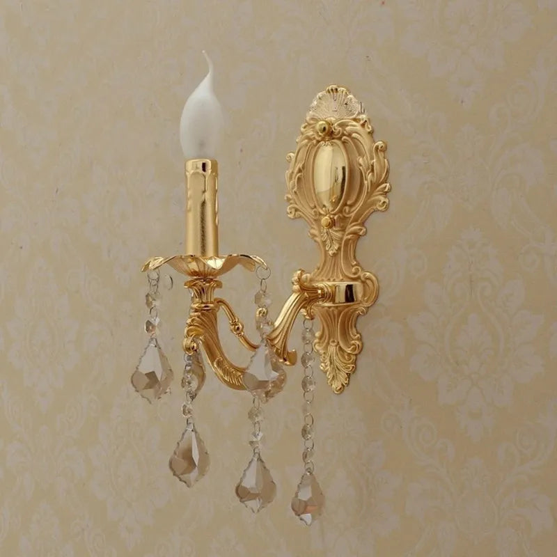 LuminousAura – LED Kristallen Plafondlamp voor Sfeervolle Slaapkamer