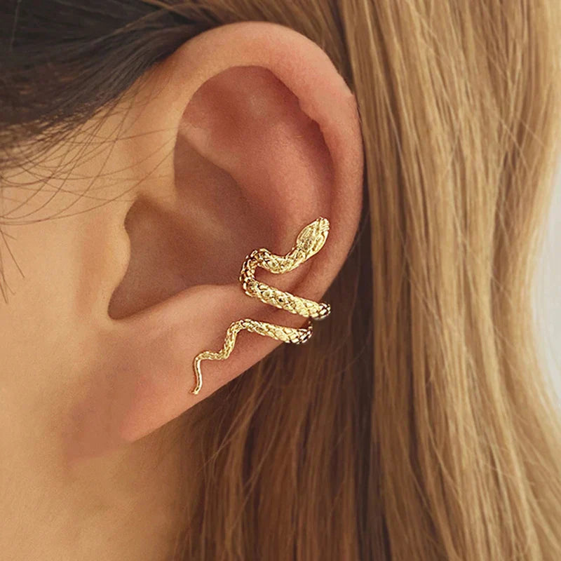 SerpentEdge Cuff - Retro Slang Oor Manchet