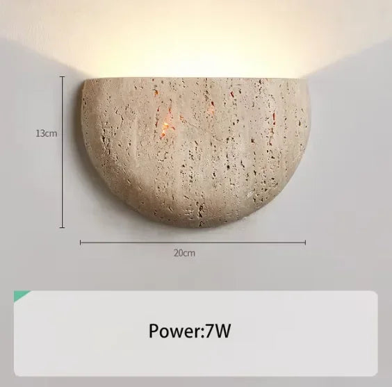 ZenGlow Wall Lamp - Wabi-Sabi Minimalisme voor Je Muur