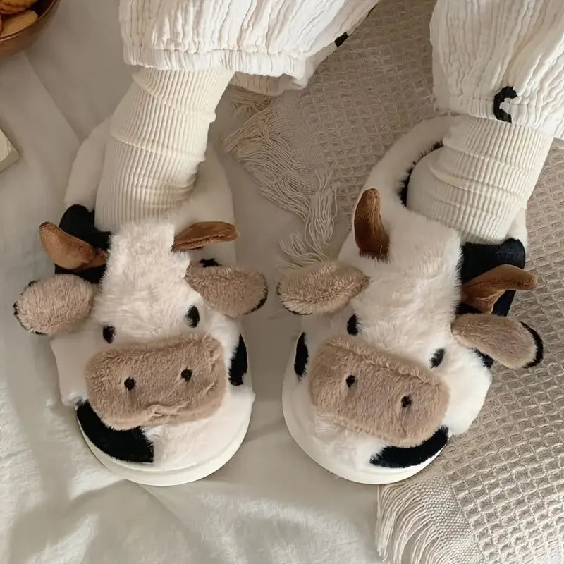 ComfortCow Slippers - Speelse Slippers voor Comfortabele Winterdagen