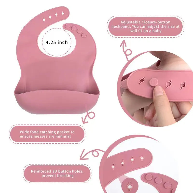 SiliconeBaby Set – Complete 6-delige Voedingsset voor Baby's