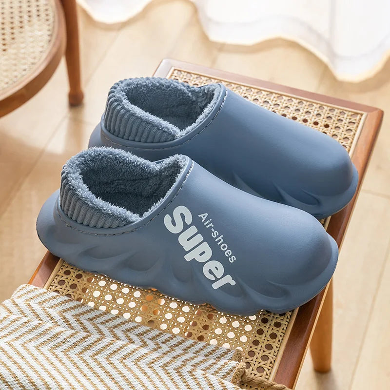 CozySol Slippers - Stijlvolle Katoenen Slippers voor Ultiem Wintercomfort