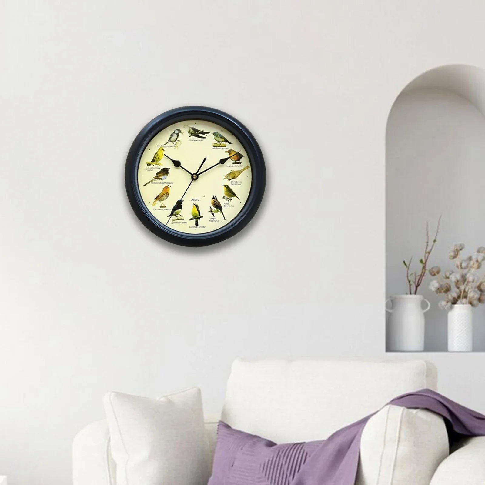 BirdSong Clock – 10 Inch Wandklok voor Stijlvol Interieur