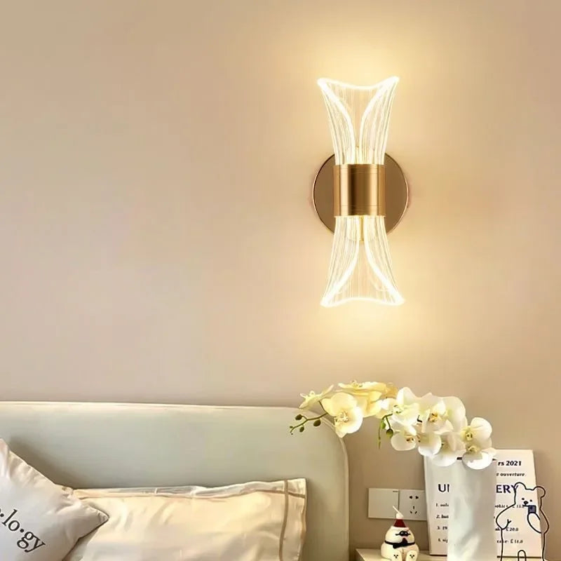 GlowCurve – Elegante LED Wandlamp voor Slaap- en Woonkamer