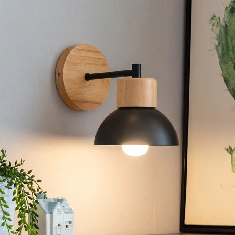 NordicWood - Trendy Houten LED Wandverlichting