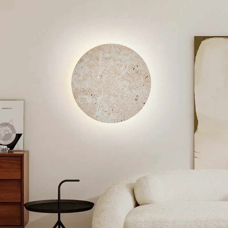 ZenGlow Wall Lamp - Wabi-Sabi Minimalisme voor Je Muur
