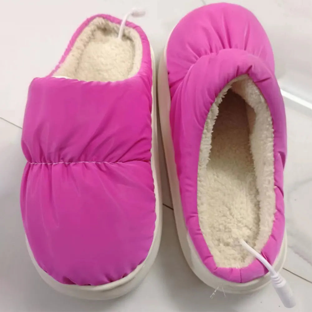 CloudCuddle Comfort Pantoffels - Ultieme Verwarmde Pluche Pantoffels voor Wintercomfort