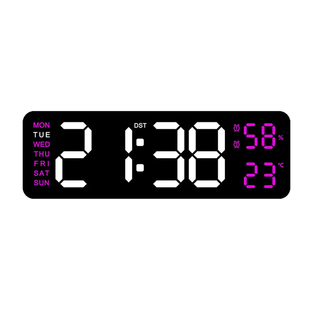 TimeGlow Clock - Slim Digitale Wecker met Temperatuur & Kalender
