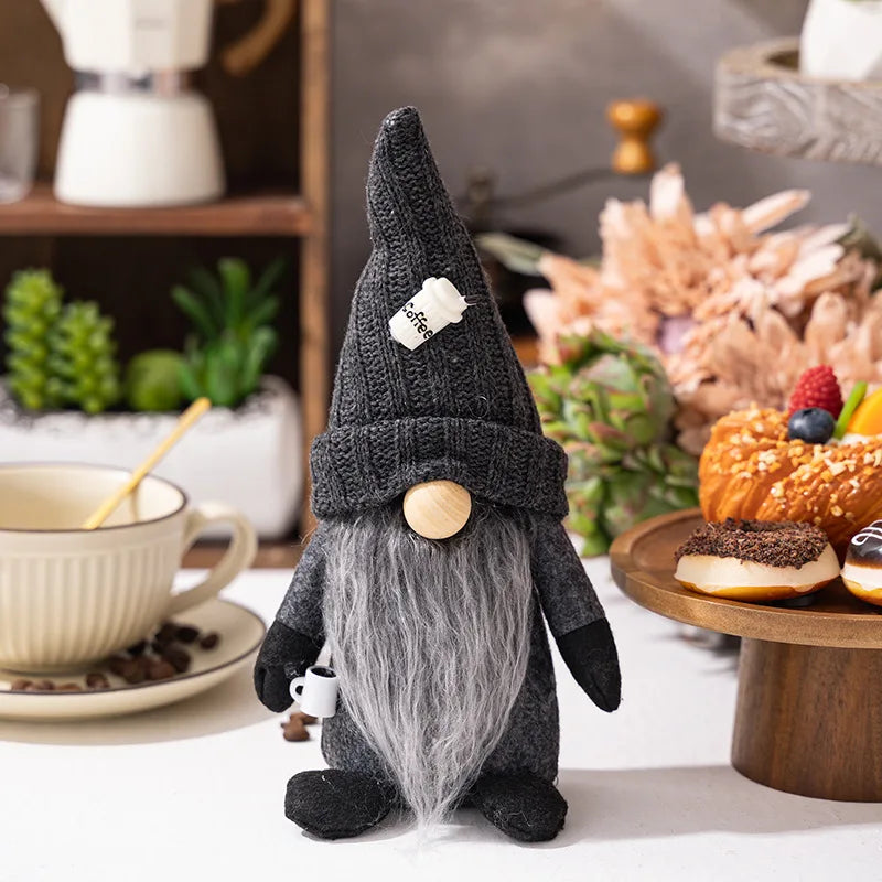 Scandinavische Koffie Kabouterpoppen – Sfeervolle Decoratie