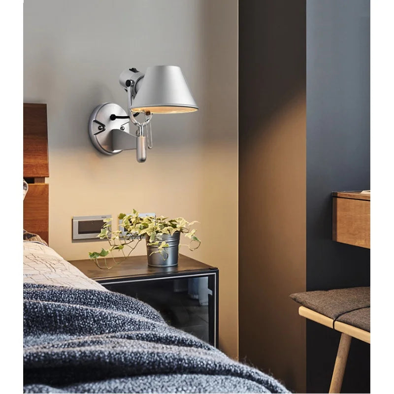 RockFleur - Verstelbare Industriële Wandlamp voor Slaapkamer