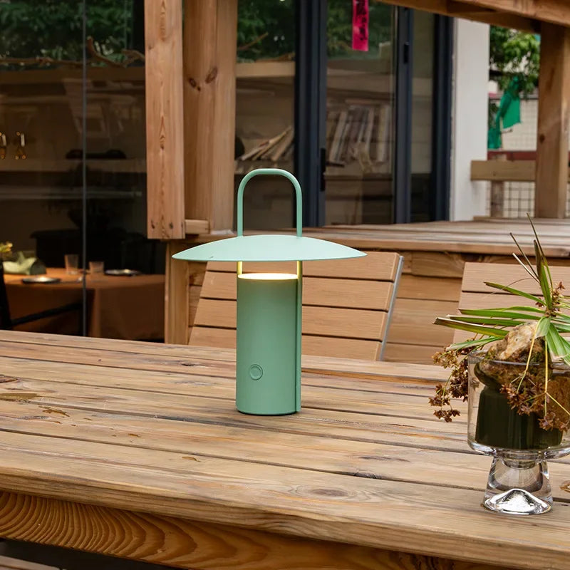 LuxeLume - Draadloze Waterdichte Bureaulamp met Touch-Dimfunctie