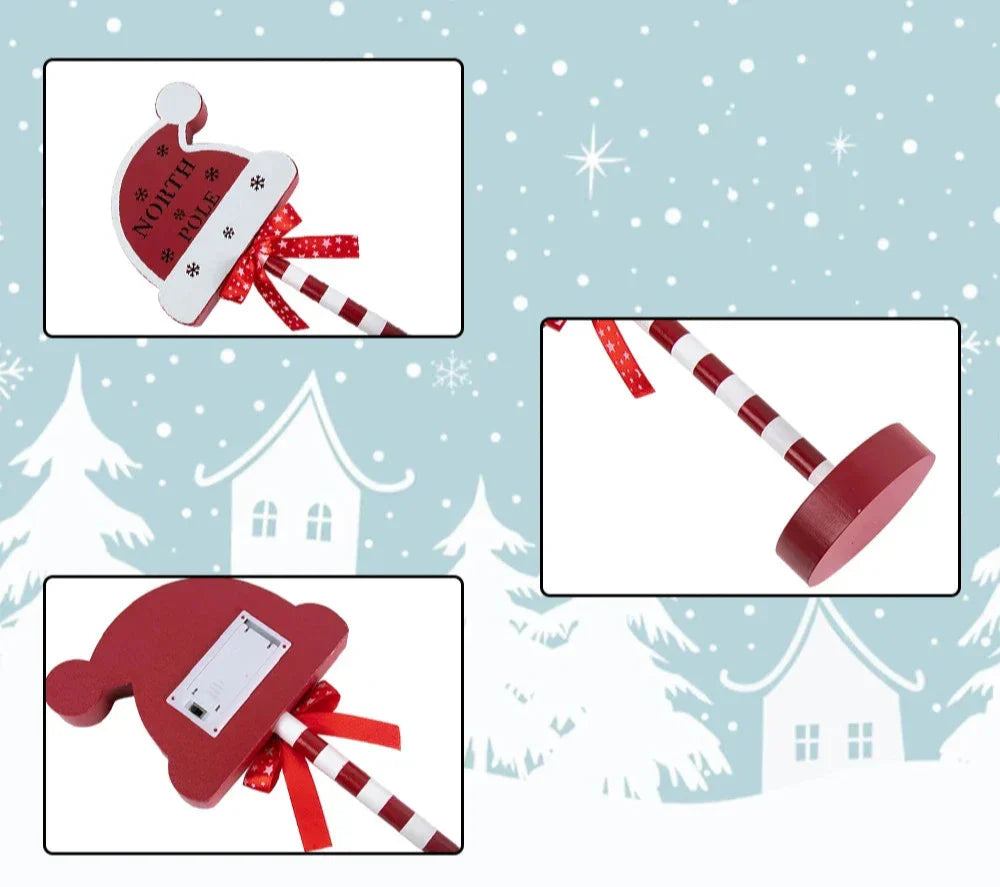 Polaris Glow Kerstlamp - Retro LED Kerstlamp voor Betoverende Decoratie