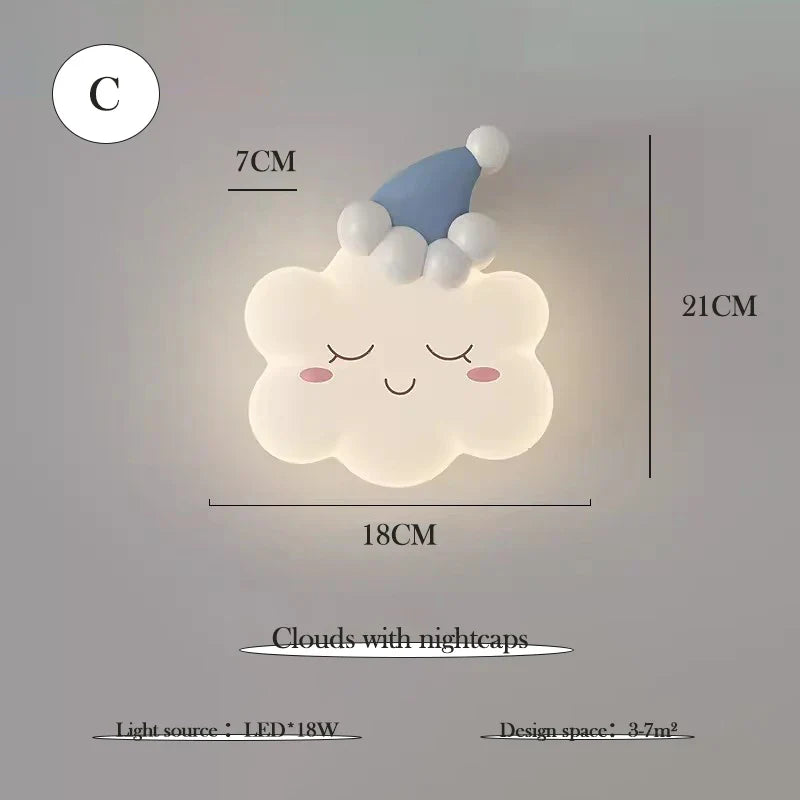 RomanticCloud - Magische Wandlamp voor de Kamer