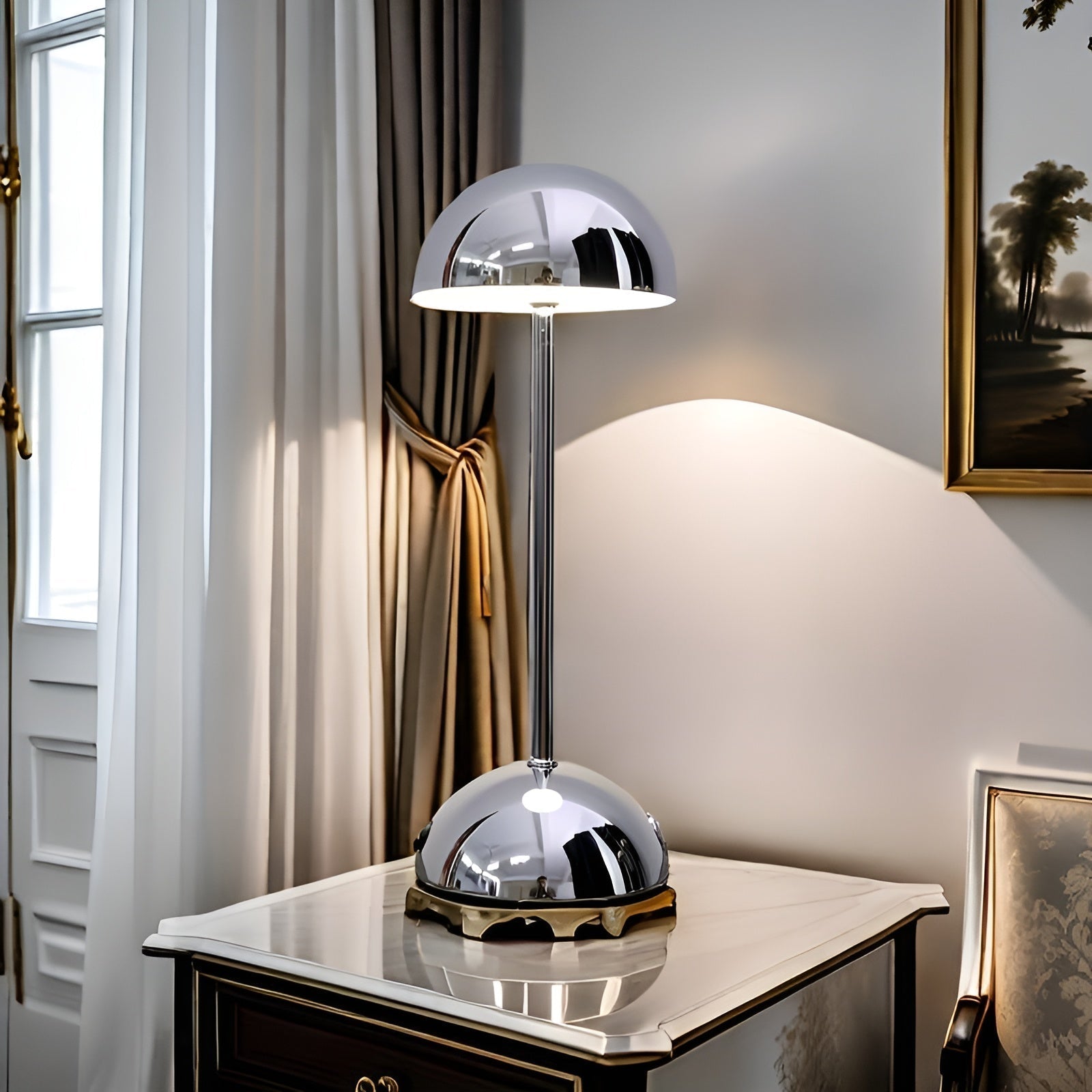 Moderne ShineMushroom Lamp met Touchbediening – Stijlvol & Dimbaar