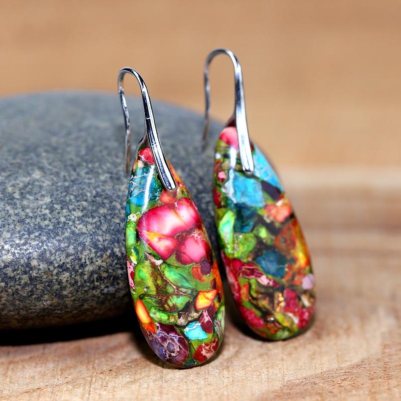 JasperDrop Earrings – Spirituele Oorbellen van Nerida