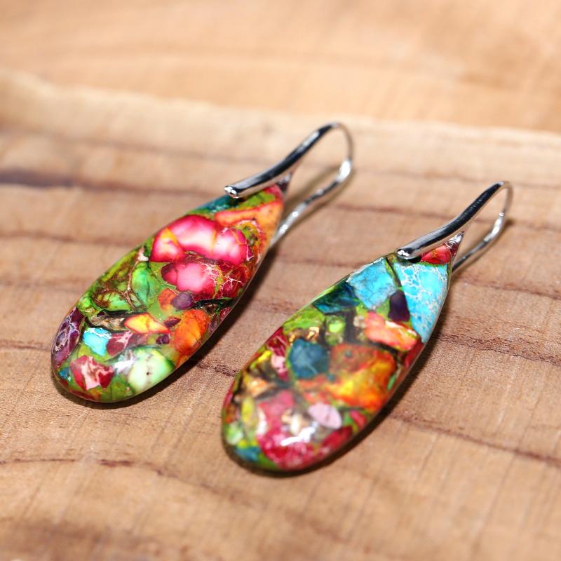 JasperDrop Earrings – Spirituele Oorbellen van Nerida