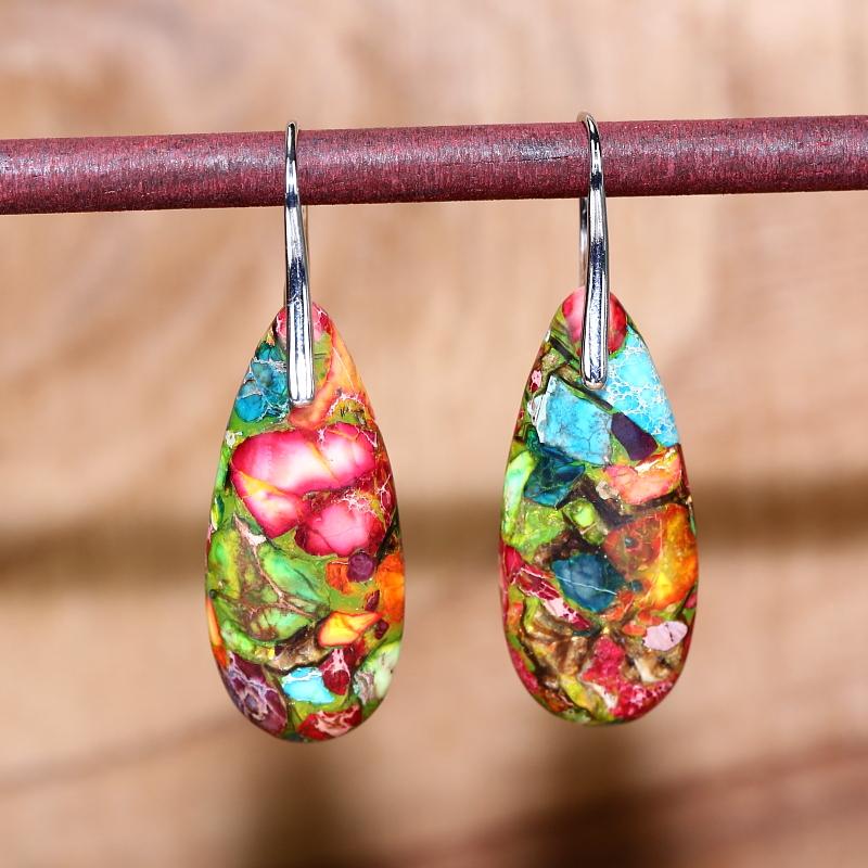 JasperDrop Earrings – Spirituele Oorbellen van Nerida