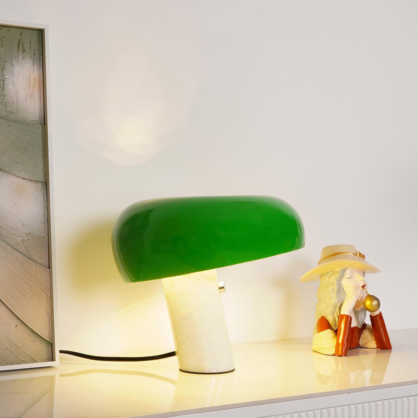 StoneGlow Tafellamp – Luxe Marmeren Design Verlichting