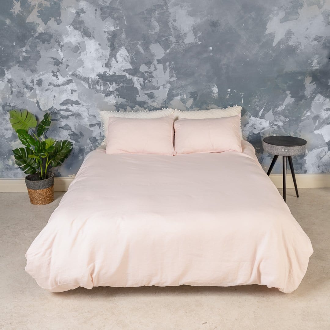 BlushLuxe – Franse Linnen Bedset voor Slaapkamer