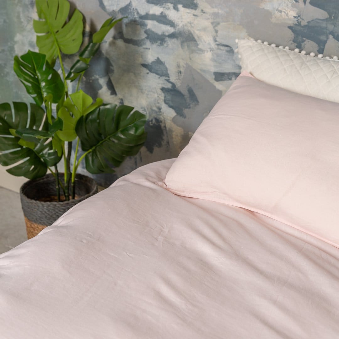 BlushLuxe – Franse Linnen Bedset voor Slaapkamer