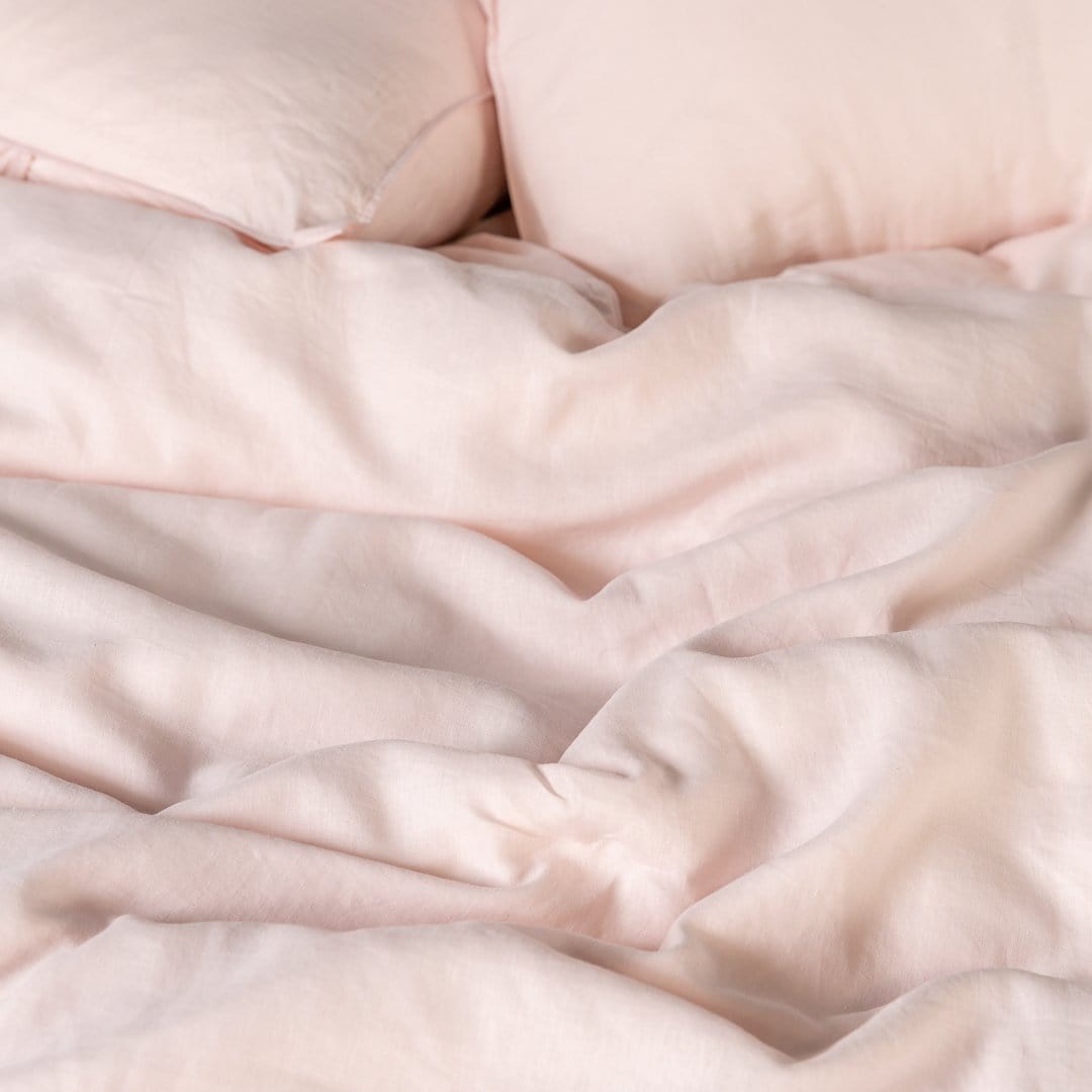 BlushLuxe – Franse Linnen Bedset voor Slaapkamer