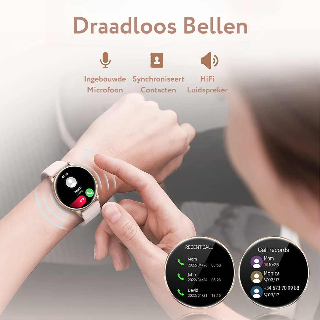 TechStyle Smartwatch - Trendy Design en Geavanceerde Functionaliteit