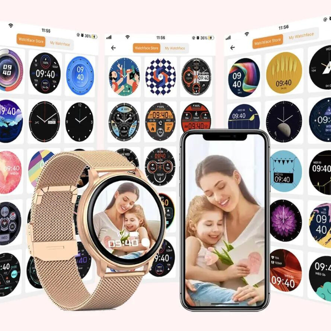 TechStyle Smartwatch - Trendy Design en Geavanceerde Functionaliteit