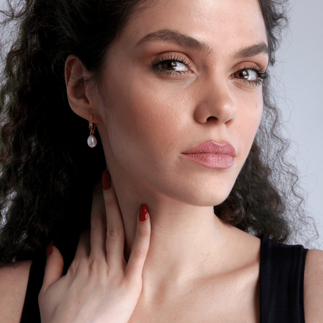 Vivienne Earrings - Natuurlijke Parel Oorbellen