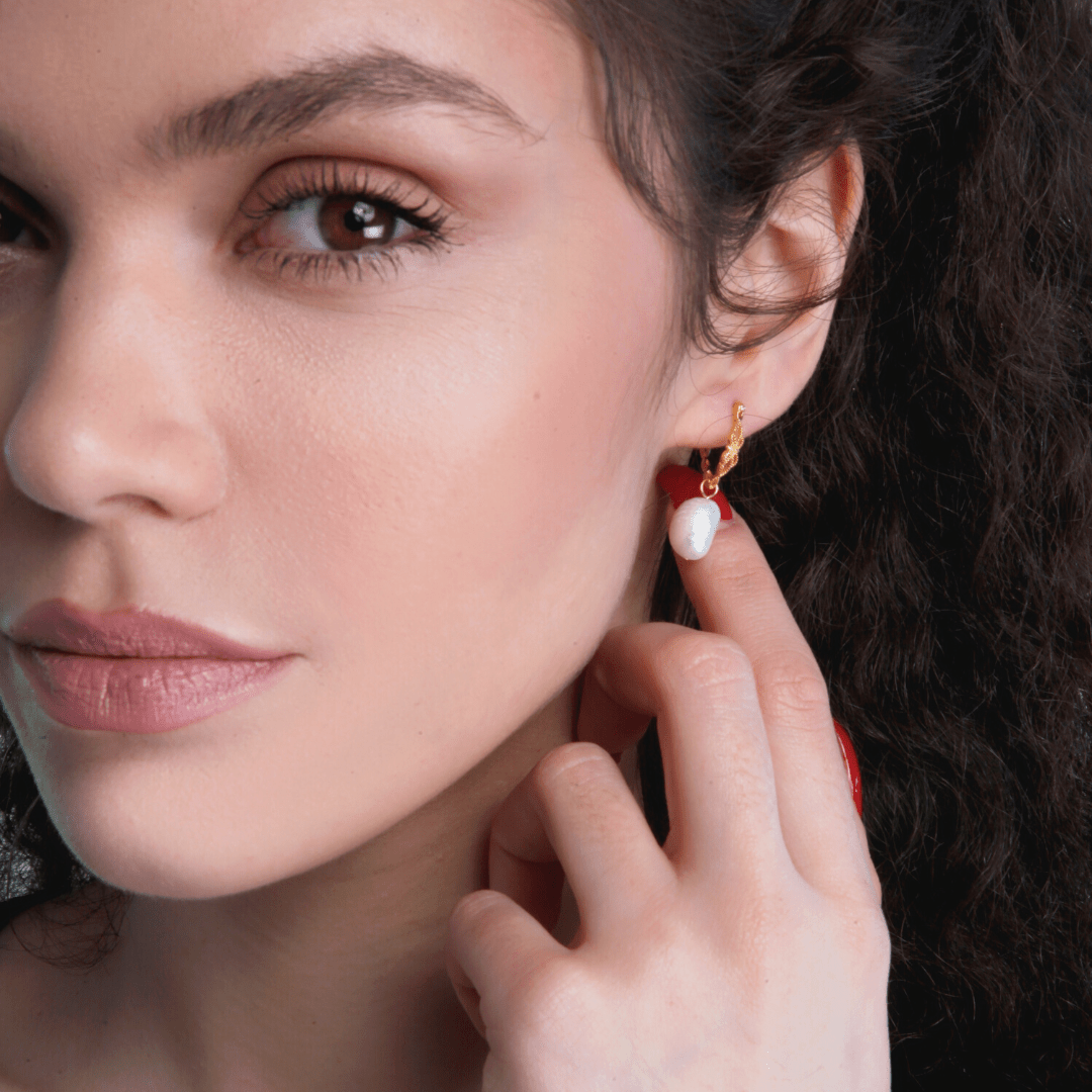 Vivienne Earrings - Natuurlijke Parel Oorbellen