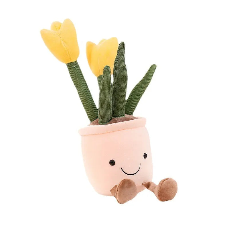BloomBuddy - Schattige Bloemen Knuffel voor Kinderen