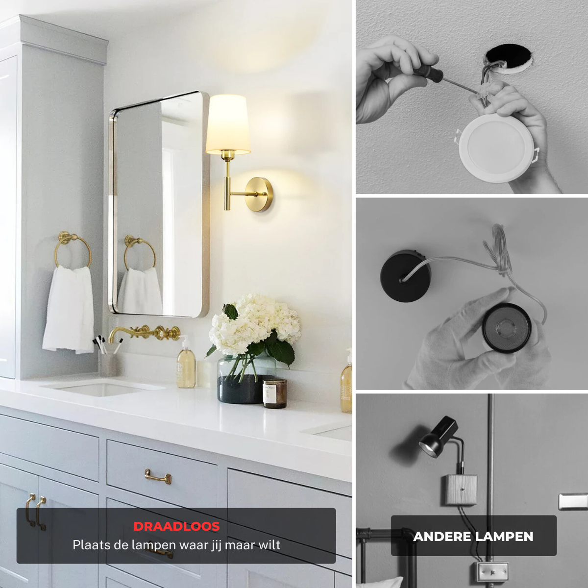 Nova Wandlamp™ - Draadloze Oplaadbare Wandlamp