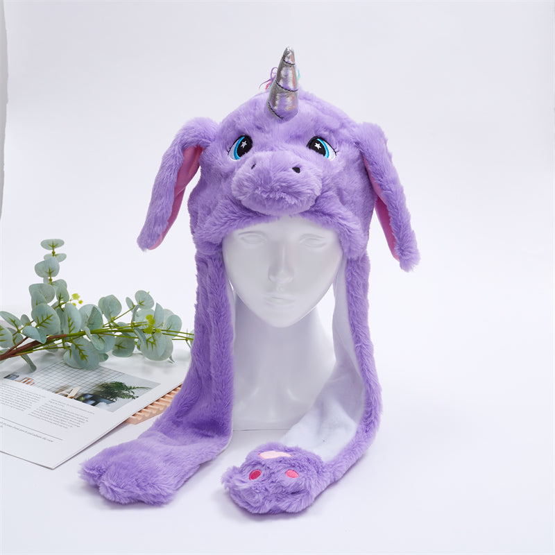 BunnyBounce Hat – Schattige Muts met Beweegbare Oortjes