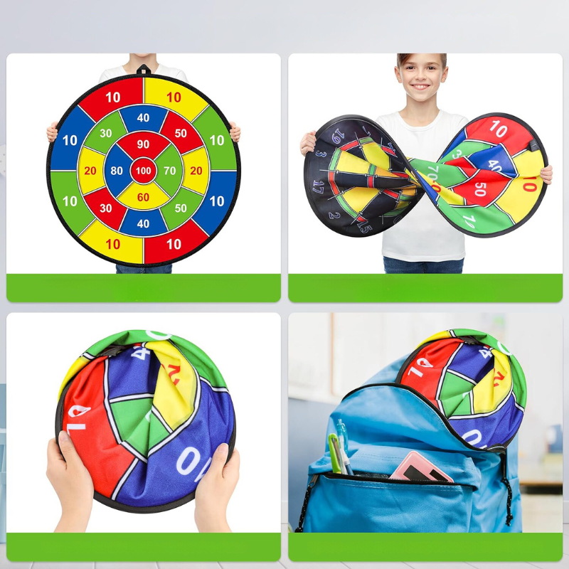 PlayTarget – Groot Kinder Dartbord met Kleverige Darts