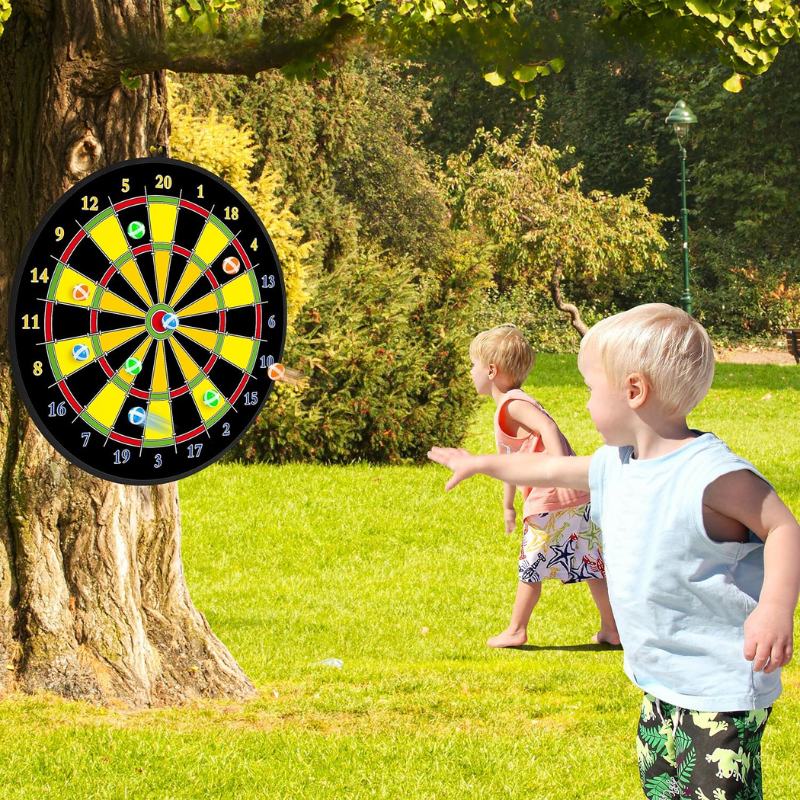 PlayTarget – Groot Kinder Dartbord met Kleverige Darts