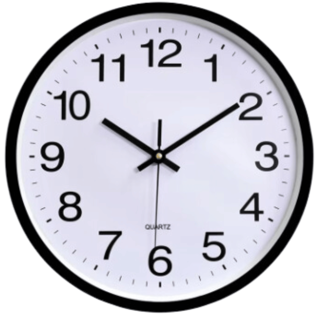 Luxueuze Atoomklok voor Binnen en Buiten – Tijdloze Zwart Design