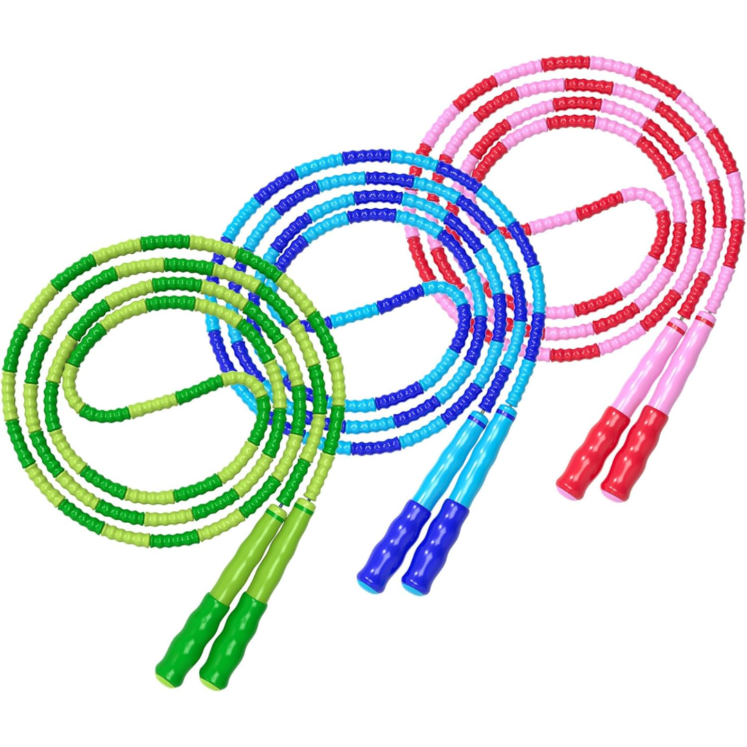 FlexiRope – Verstelbaar Beaded Springtouw voor Fitness