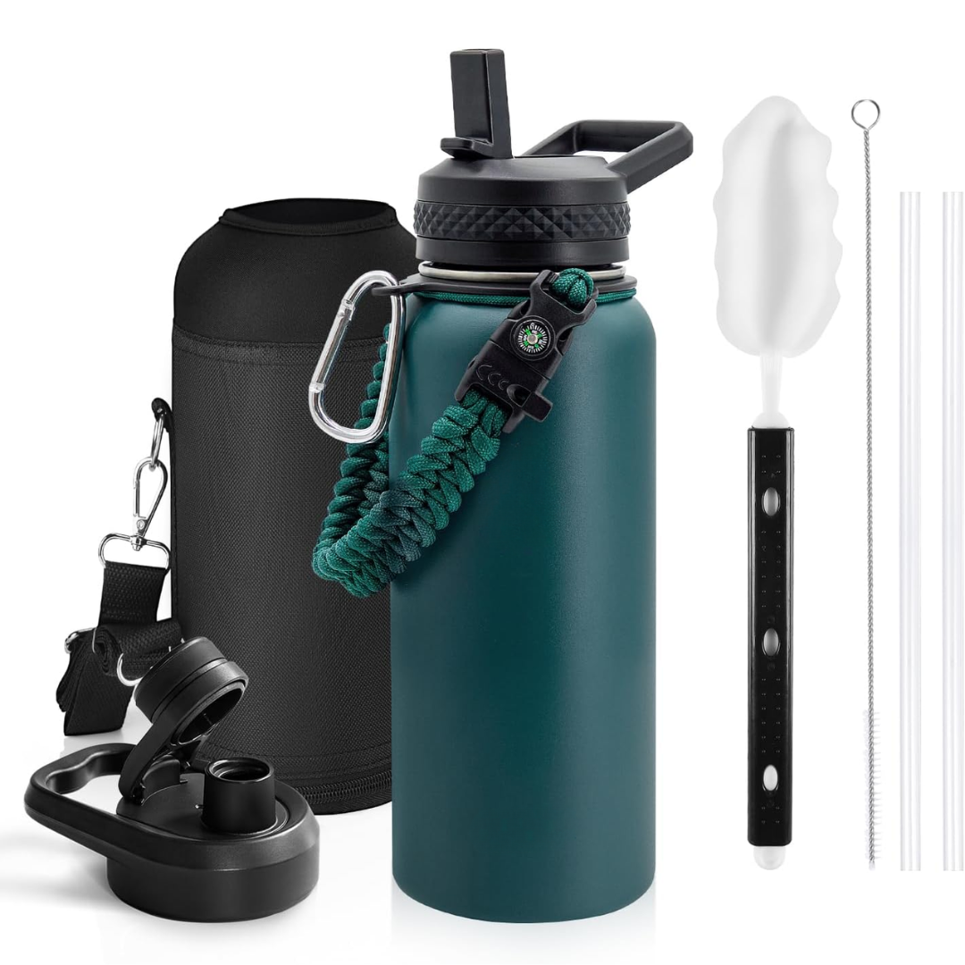 HydraPure – Duurzame Waterfles met Paracord Handvat