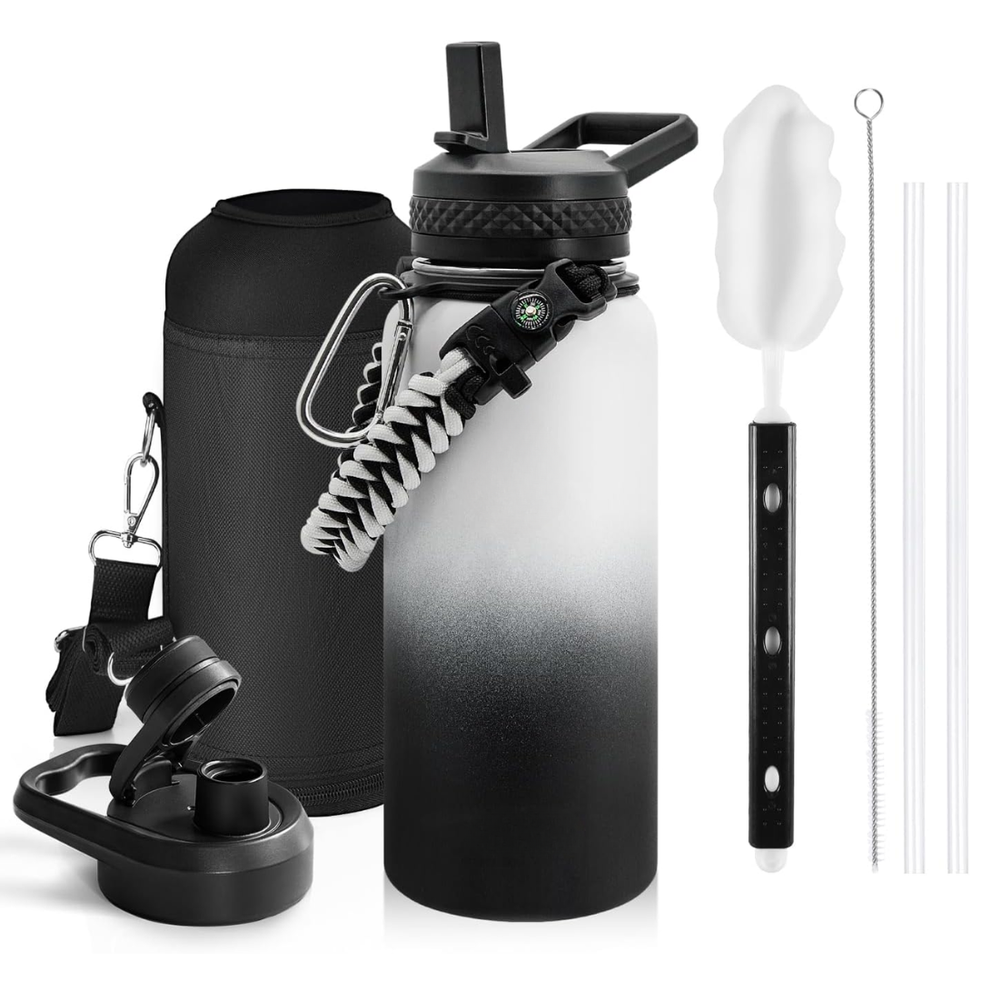 HydraPure – Duurzame Waterfles met Paracord Handvat
