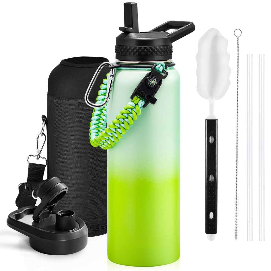 HydraPure – Duurzame Waterfles met Paracord Handvat