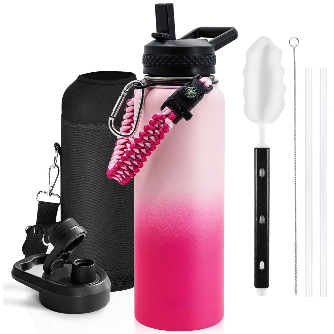 HydraPure – Duurzame Waterfles met Paracord Handvat