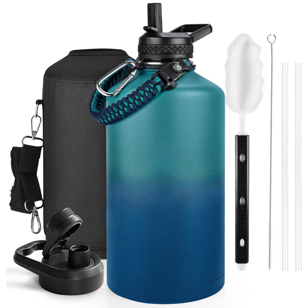 HydraPure – Duurzame Waterfles met Paracord Handvat