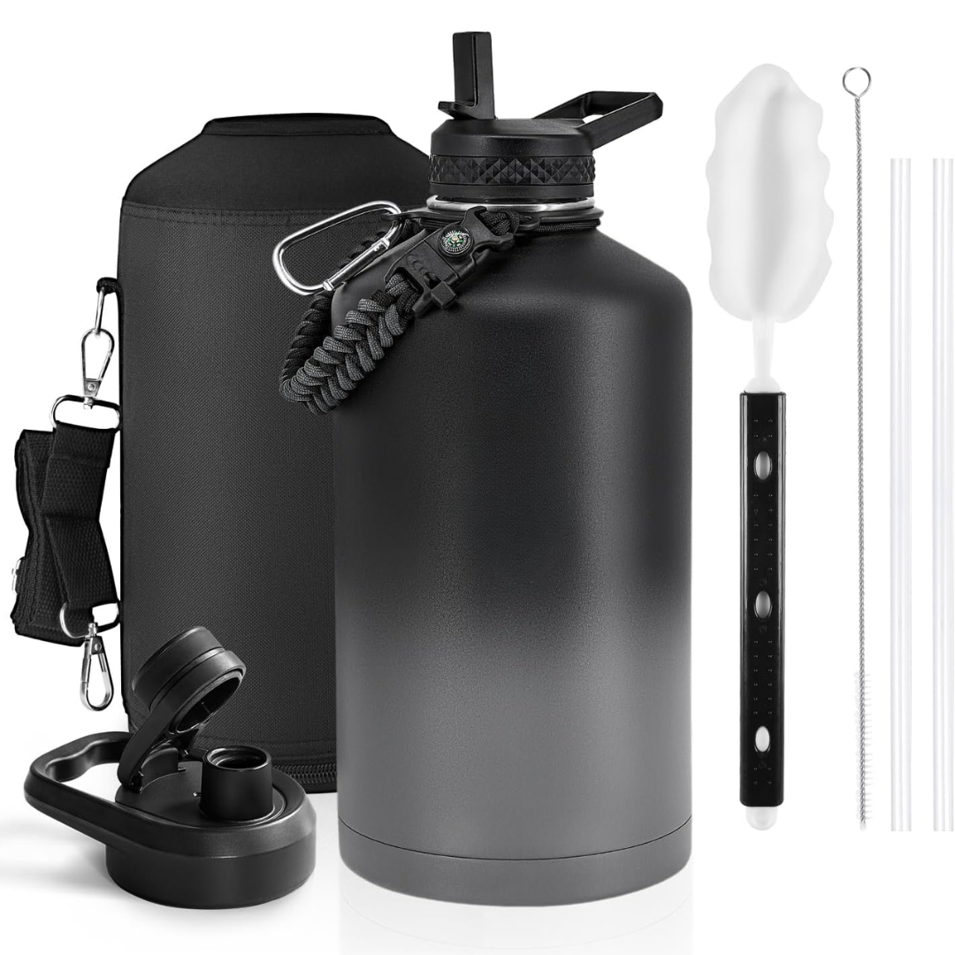 HydraPure – Duurzame Waterfles met Paracord Handvat