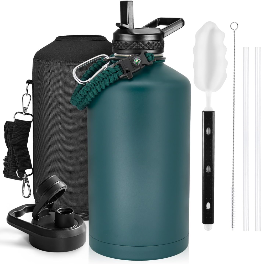 HydraPure – Duurzame Waterfles met Paracord Handvat