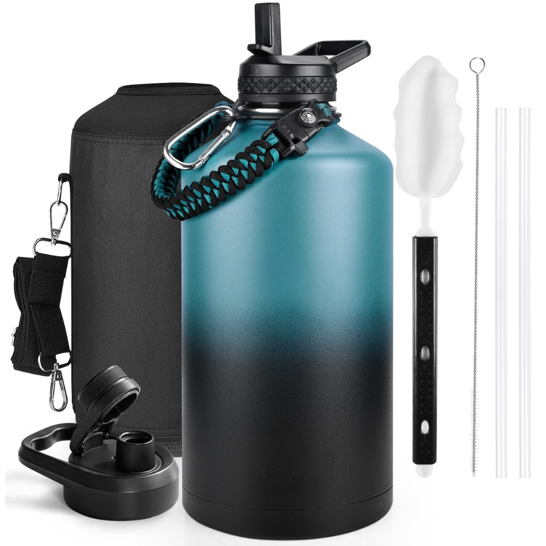 HydraPure – Duurzame Waterfles met Paracord Handvat
