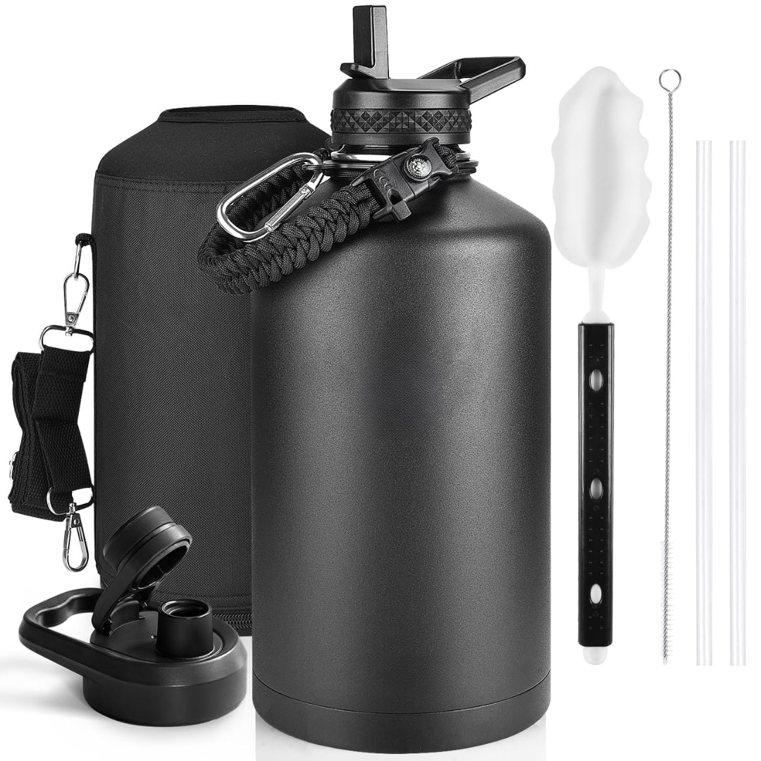 HydraPure – Duurzame Waterfles met Paracord Handvat